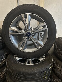 5x108 R16 7J ET50 Ford + letné 215/55 R16 Hankook - 2
