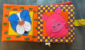 Knížka s prvky Montessori, zvuky, hmat - 2