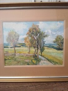 OBRAZ ORIGINAL MALBA PLÁTNO ČESKÁ KRAJINA - 2