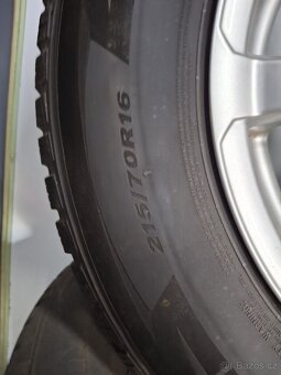 Alu kola, R16 + zimní pneu 215/70 R16 - 2