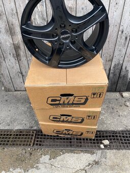 RONAL R55 MATT BLACK-7,5x17-5x108-ET 45–ALU KOLA - 2