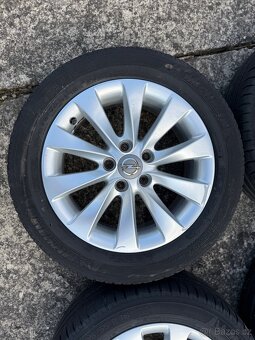 Alu kola Opel 5x110 R16 včetně pneu – originální disky - 2