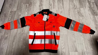 Pracovní výstražná bunda Cerva, odepínatelné rukávy. - 2