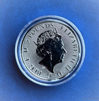 Stříbrná investiční 2oz mince Yale of Beaufort 2023 - 2