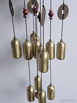 Krásná zvonkohra s mincemi pro štěstí - 2