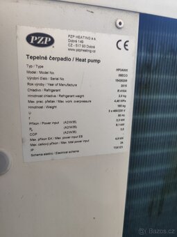 Prodám tepelné čerpadlo PZP - 2