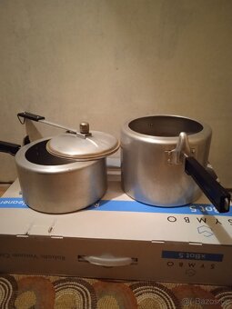 Retro tlakový hrnec malý a lehký - 2