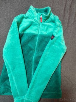 Dívčí funkční triko + fleecová mikina - 2