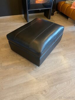 Kožená podnožka Ikea KIVIK - 2
