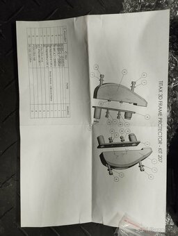 Padací protektory na rám motoru TITAX - 2