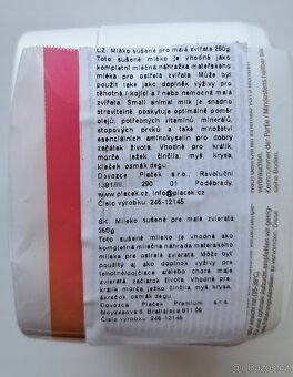 Sušené mléko pro malá zvířata - 2