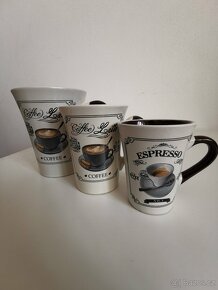 3  nové kávové hrnky - 2