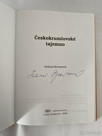 Kniha Českokrumlovské tajemno vč. podpisu autorky - 2