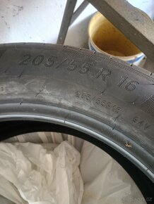 Nové letní pneu Michelin Primacy 205/55 R16 - sundané z auta - 2