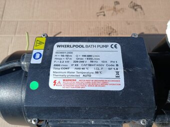 Whirpool bath pump čerpadlo - 2