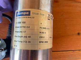 Ponorné čerpadlo PUMPA blue line - 2
