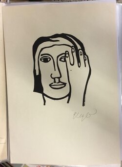 Fernand Leger velky graficky list - 2