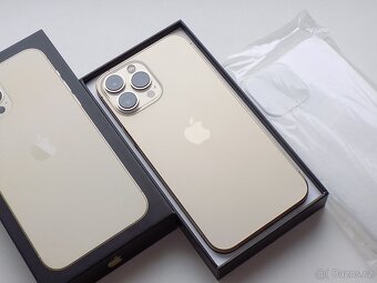 APPLE iPhone 13 Pro Max 256GB Gold - ZÁRUKA 12 MĚSÍCŮ - TOP - 2