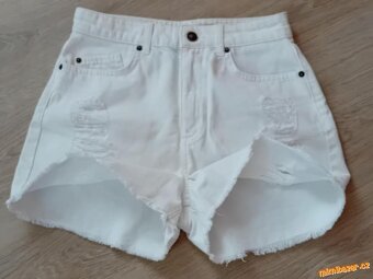 DÁMSKÉ KRAŤASY S TŘEPENÍM - vel.XS/S /zn.Denim - 2