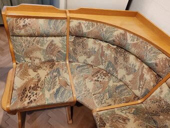 Rohová lavice + židle - 2