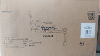 Kočárek Venicci Tinum upline a vajíčko + základna Tiago - 2