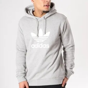 ADIDAS  SLIM PÁNSKÁ GREY STYLOVÁ MIKINA XS(DLE MÍR S-M) - 2