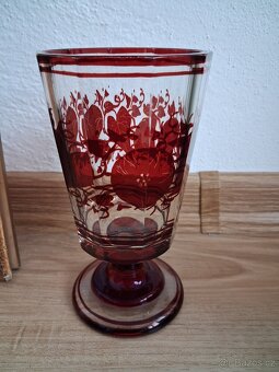 skleněný pohár ve stylu Biedermeier - 2