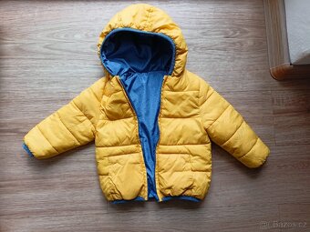 Dětská oboustranná zimní bunda vel. 74 - 2