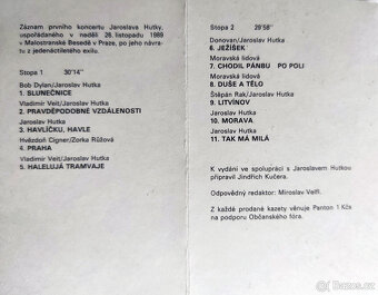 Originál nahrané audio hudební kazety - 2