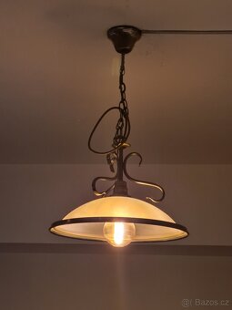 Retro mosazné lustry - 2