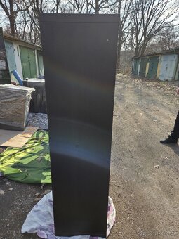 Knihovna tmavě hnědá - 2