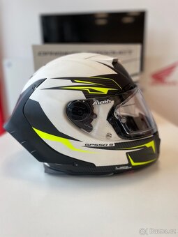 AIROH GP 550S VENON - (bílá/černá/fluo) - 2