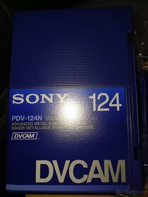 Kazety SONY DVCAM PDV124N 7ks, SONY SDX1-25C 10ks - 2