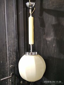 Lustr žebrované sklo - 2