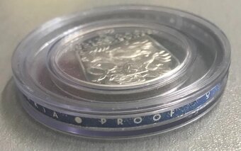 Vzácná stříbrná mince 25 Kčs 1969 SNP - 2
