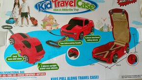 Dětský kufr - auto - 2
