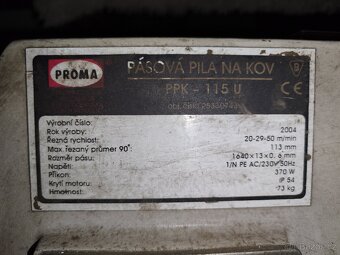 Pásová pila ppk-115U - 2