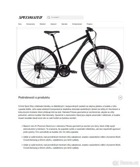 Specialized Ariel Sport pro výšku 165–175cm zachovalý stav - 2