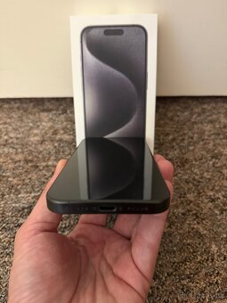 Apple iPhone 15 Pro 512gb Black. TOP stav, zaruka do 9/26 - 2