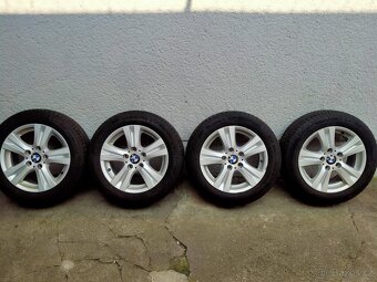 Alu kola originál BMW 1 7J x16 EH2, 5x120, IS 44, letní pneu - 2