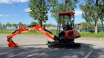 Pronájem - půjčovna minibagru 2,5 t - KUBOTA tříválec - 2