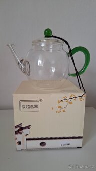 Skleněný čajový set na čajový obřad 250ml - 2