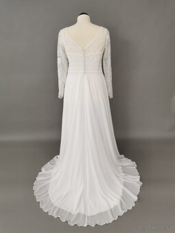Luxusní nenošené svatební šaty, Anelisa 48-50 EU (3 XL-4XL) - 2