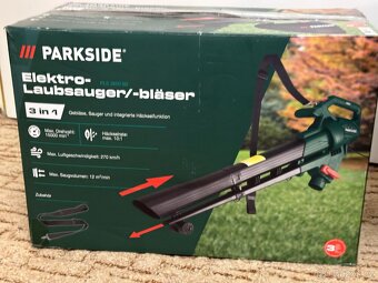 Elektrický vysavač a foukač listí Parkside - 2