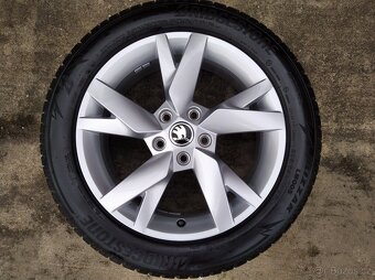 Prodám zánovní zimní alu sadu 17" Škoda Octavia IV - 2