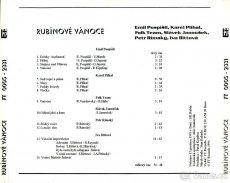 CD Rubínové Vánoce Iva Bittová Folk team Plíhal - 2