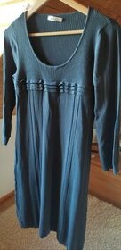 Dámské úpletové šedé šaty - 2