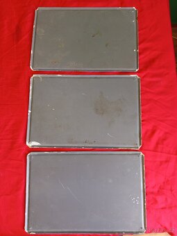 Staré plechové cedule - 2