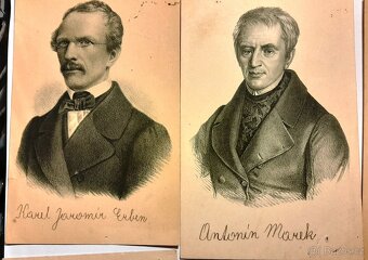 Staré pohlednice - české osobnosti, 10 kusů. - 2