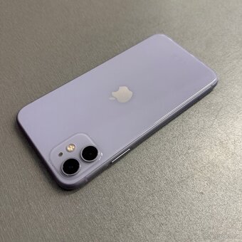 iPhone 11 128GB fialový, pěkný stav, 12 měsíců záruka - 2